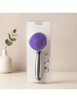 Küçük 8 cm Kademeli Krom Duş Başlığı