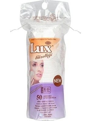 Prime Lux Disk Makyaj Temizleme Pamuğu 50'li
