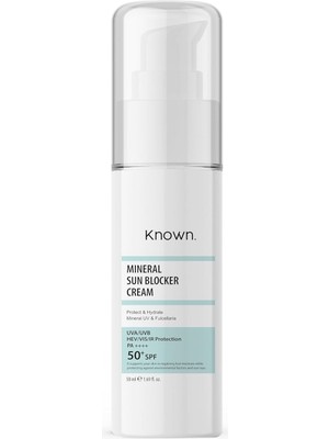 Prime Known Mineralli Ultra Nemlendirici Güneş Koruyucu Krem Spf 50+, 50 ml