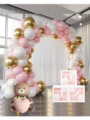 Myg Plus Baby Shower Parti Kutlama Seti (Pembeone)
