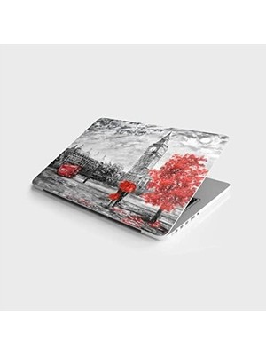 Prime Laptop Bilgisayar Notebook Pc Kaplama Etiketi Saat Kulesi Yağlıboya