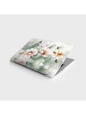 Prime Laptop Notebook Pc Kaplama Etiketi Çiçek 3D