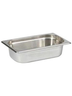 Prime Paslanmaz Çelik Gastronom/gastronorm Küvet Gn 1/4-65 (26,5 x 16,2 x 6,5 Cm)