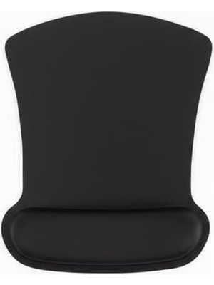 Prime Bilek Destekli Konfor Kaymaz Ergonomik Mouse Pad Siyah Siyah
