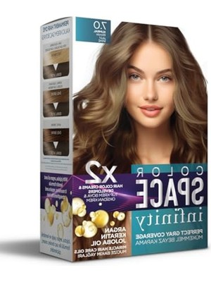 Die Grup Kumral Renk Saç Boyası - Color Space Infinity Set, 7.0