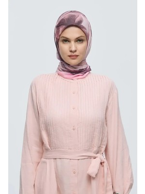 Modakaşmir Moda Kaşmir Bambu Eşarp Rosa Desen – Pembe