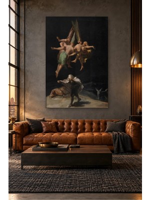 Fida Goya Cadıların Uçuşu Canvas Tablo