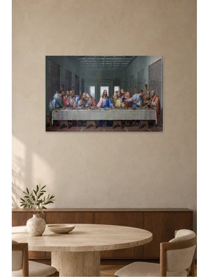 Fida Leonardo Da Vinci Son Akşam Yemeği Canvas Tablo