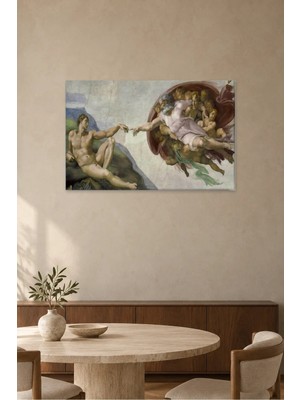 Fida Michelangelo Adem'e Uzanan El Canvas Tablo