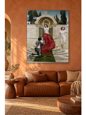 Fida John Collier Tannhäuser Venüs Dağında Canvas Tablo