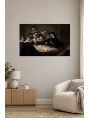 Fida Rembrandt Cerrahlar ve Anatomi Dersi Canvas Tablo