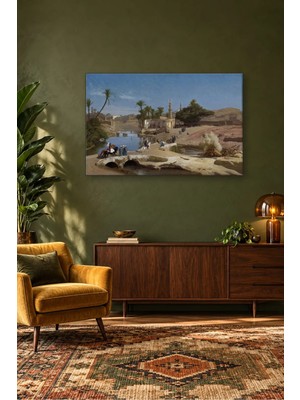 Fida Jean Leon Gerome Nil Kıyısında Feyyum Canvas Tablo