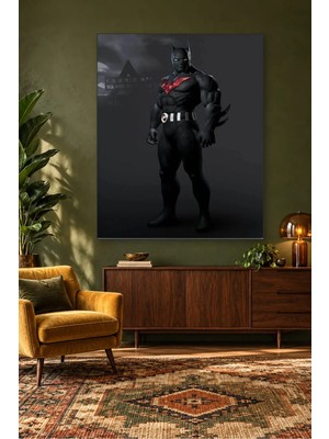 Fida Karanlıkta Siyah Zırhlı Batman Beyond Canvas Tablo