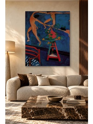 Fida Matisse Dans ve Latin Çiçekleri Natürmortu Canvas Tablo