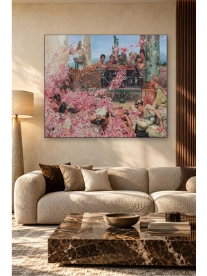 Fida Alma-Tadema Heliogabalus'un Gülleri Canvas Tablo