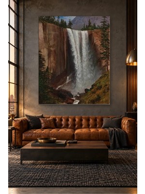 Fida Bierstadt Vernal Şelalesi Canvas Tablo