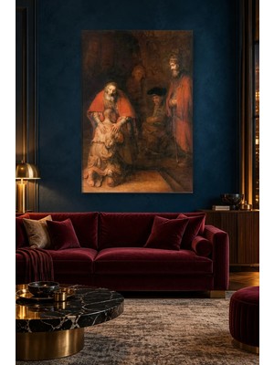 Fida Rembrandt Savurgan Oğulun Dönüşü Canvas Tablo