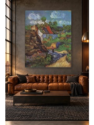 Fida Van Gogh Auvers Evleri Canvas Tablo