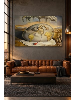 Fida Dali Yumurtadan Doğan Yeni Insan Canvas Tablo