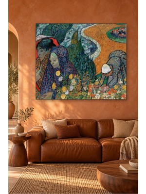 Fida Van Gogh Etten Bahçesinin Hatırası Canvas Tablo