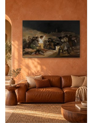 Fida Goya 3 Mayıs 1808 Kurşuna Dizilenler Canvas Tablo