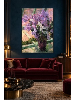 Fida Mary Cassatt Pencere Önünde Leylak Vazosu Canvas Tablo