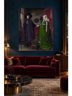 Fida Van Eyck Arnolfini Çifti Canvas Tablo