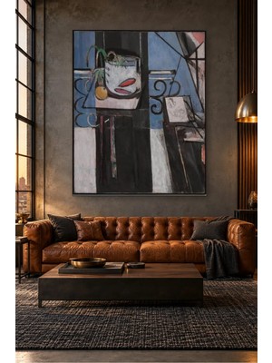 Fida Matisse Japon Balıkları ve Palet Canvas Tablo