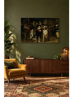 Fida Rembrandt Gece Devriyesi Canvas Tablo