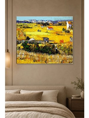 Fida Van Gogh Provence'ta Hasat Zamanı Canvas Tablo