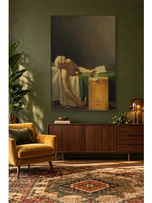 Fida Jacques-Louis David Marat'nın Ölümü Canvas Tablo