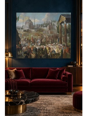Fida Van Mour Istanbul'da Alay Töreni Canvas Tablo