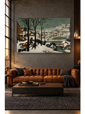 Fida Bruegel Karda Dönen Avcılar Canvas Tablo