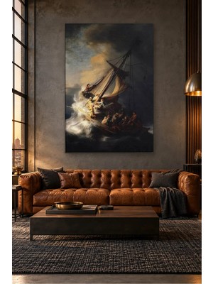Fida Rembrandt Celile Denizi'nde Fırtına Canvas Tablo