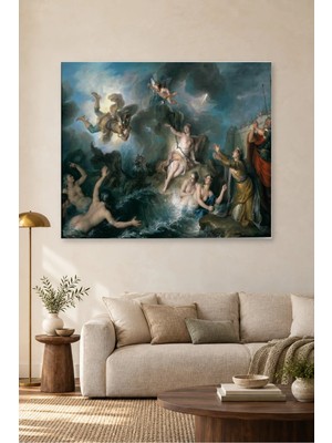 Fida Coypel Perseus Andromeda'yı Kurtarıyor Canvas Tablo