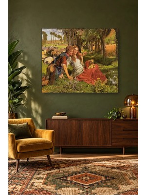 Fida William Holman Hunt Ücretli Çoban Canvas Tablo