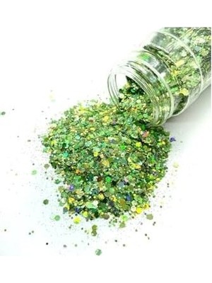 Çelik Ticaret Chunky Glitter 4gr Holografik Reçine Tırnak Makyaj Glitter Cg5