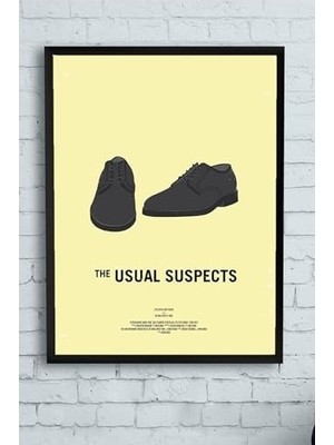 Çelik Ticaret (PSTER13762) The Usual Suspectsfilm Afişi Çerçeveli Tablo 3 (50X70CM)