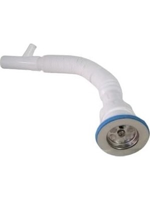Çelik Ticaret Mutfak Eviye Gider Sifonu, Çamaşır Makinesi Çıkışlı, Lavabo Tahliye Borusu