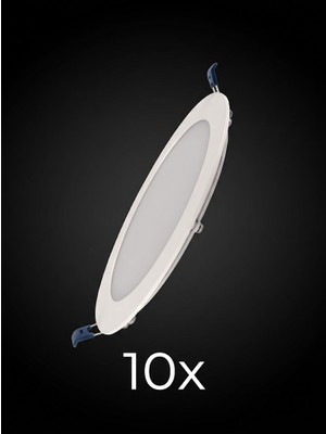 Ack 9W LED Panel 6500K Beyaz Isık 50.000 Saat Kullanım Ömrü ! 10 Adet