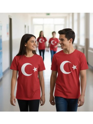 Beberium Kids Tanem Bebe Kız Çocuk Çocuk Bayraklı Tişört 23 Nisan 19 Mayıs 30 Ağustos Gösteri Tshirt