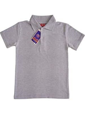 Alm Kız Çocuk Kısa Kollu Polo Yaka T-Shirt 5-17 Yaş Bedenler Yaşlarla Birebir Uyumludur