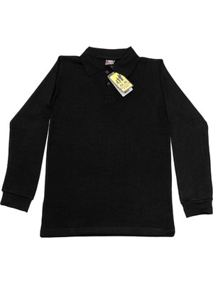 Kidsmadamiko Kız Çocuk Çizgi Polo Yaka %100 Pamuklu