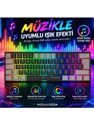 Rgb Mini T9 Mekanik Oyuncu Klavyesi Blue Switch Türkçe Q Mekanik Oyun Klavyesi Küçük Gamer Klav