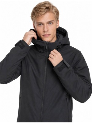 Loft Kapüşonlu Regular Fit Lacivert Erkek Mont LF2043992