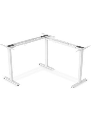 Elektrikli Yüksekliği Ayarlanabilir Masa Çerçevesi, Gri, 124-208 cm