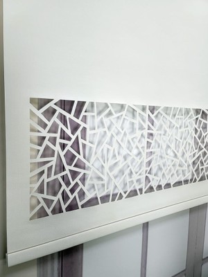 Tr Lazer Stor Perde Mat Kalın Kumaşlı Ekru Renk LZR107 190X200
