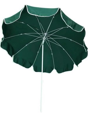 Çiçek Şemsiye Eğilebilir Plaj,havuz,bahçe,balkon Şemsiyesi Gabardin Kumaş 2 Metre Yeşil