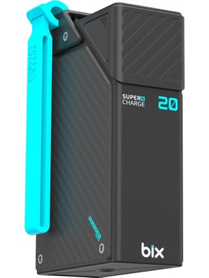 PB2065W 20000MAH 65W Süper Hızlı Şarj Özellikli Powerbank Askılı Tasarım Pd Destekli Dijital