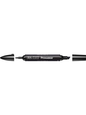 Winsor Newton Promarker Black 030 Xb, Çift Uçlu Marker Kalem